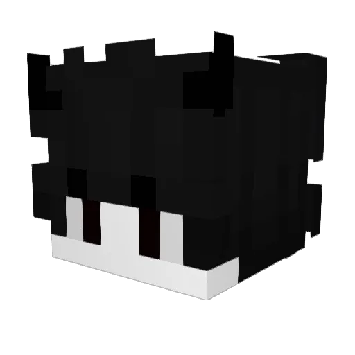 LanzCohes Minecraft avatar head, 3D render