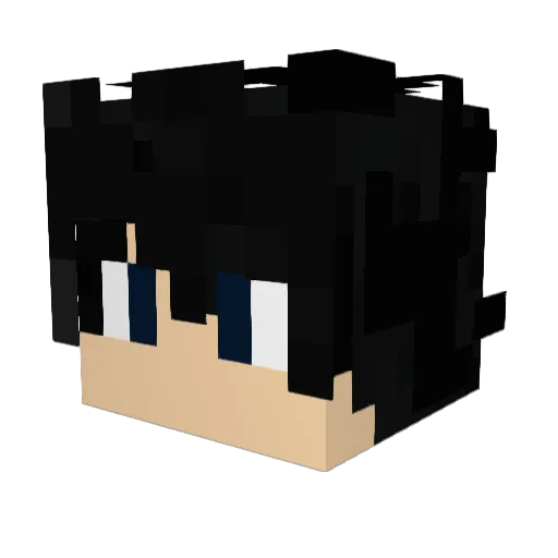 Lanzer237 Minecraft avatar head, 3D render