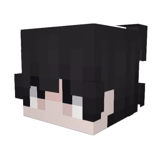 LaoYangGeGe Minecraft avatar head, 3D render