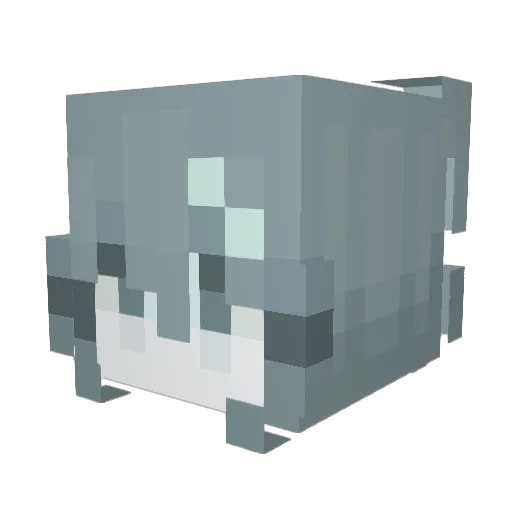 Laon____________ Minecraft avatar head, 3D render