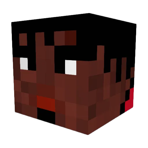 Laos3133 Minecraft avatar head, 3D render
