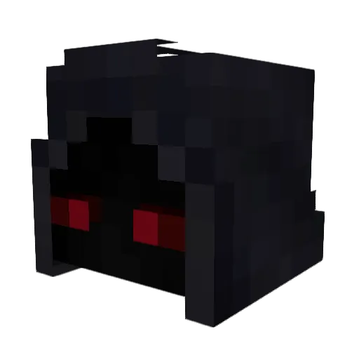 Lapathoke Minecraft avatar head, 3D render