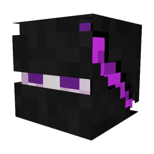 LapenLP Minecraft avatar head, 3D render