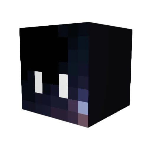 Lapilapilol Minecraft avatar head, 3D render
