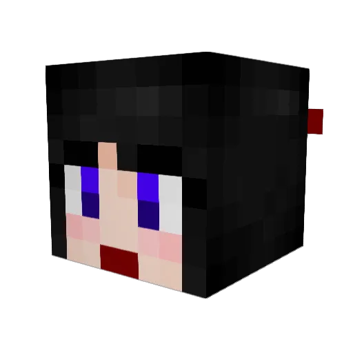 Lapin102 Minecraft avatar head, 3D render