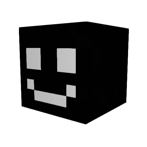Lapinfruitier Minecraft avatar head, 3D render