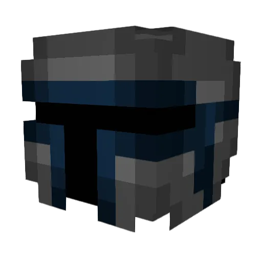 Lapinou02 Minecraft avatar head, 3D render