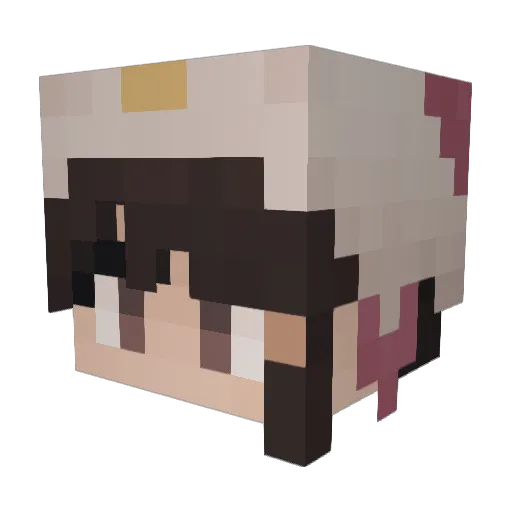 Lapking797 Minecraft avatar head, 3D render