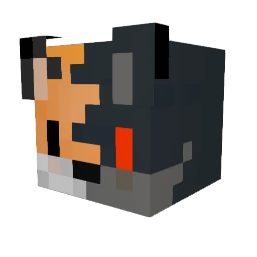 Lapo999 Minecraft avatar head, 3D render