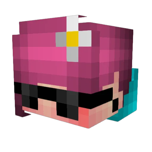 LappelDuVide Minecraft avatar head, 3D render