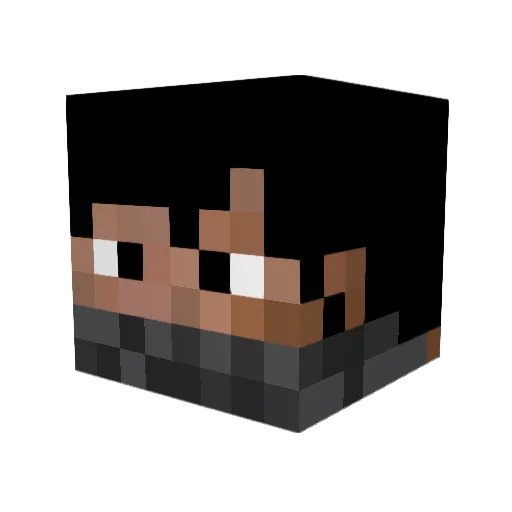 Lappen9223 Minecraft avatar head, 3D render