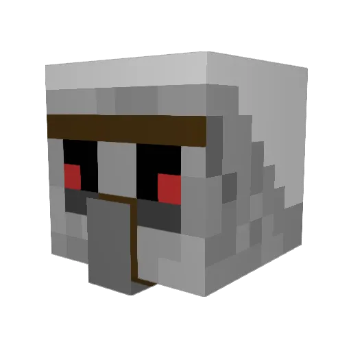 LappenKommando Minecraft avatar head, 3D render
