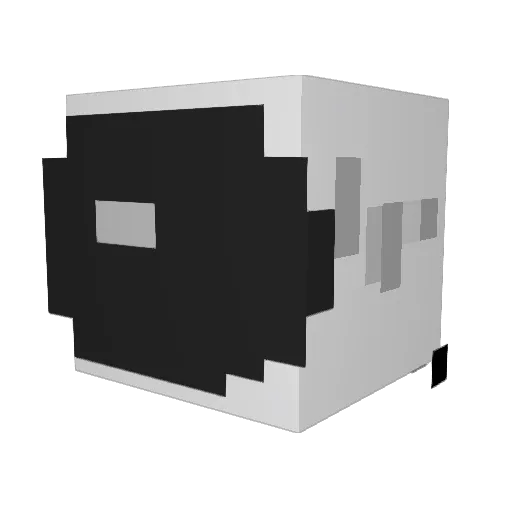 LappyLap Minecraft avatar head, 3D render