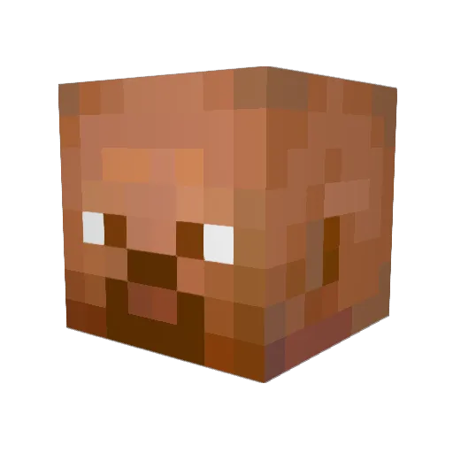 Lapsha37 Minecraft avatar head, 3D render