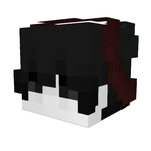 Lapur_ Minecraft avatar head, 3D render