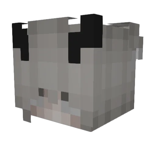LaraHasstMich Minecraft avatar head, 3D render