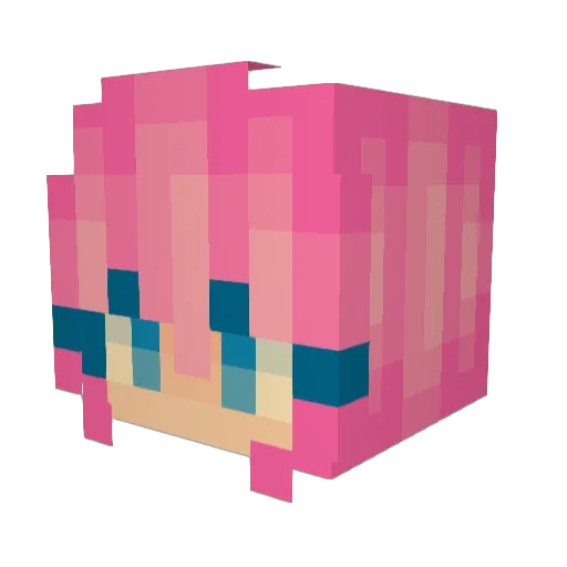 Lara_Cr4ft Minecraft avatar head, 3D render