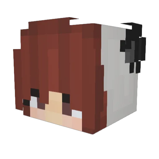 LarahGOZADAACIDA Minecraft avatar head, 3D render