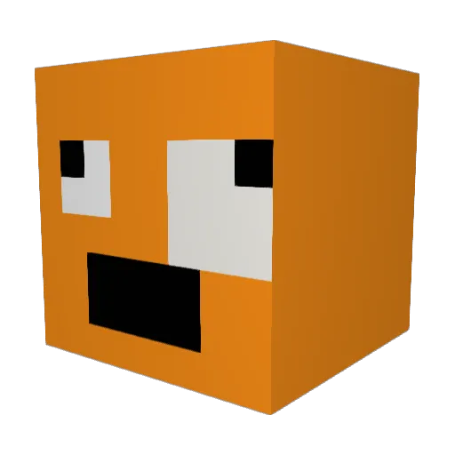 Lard_Bait Minecraft avatar head, 3D render