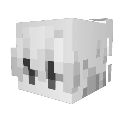 Larencho Minecraft avatar head, 3D render