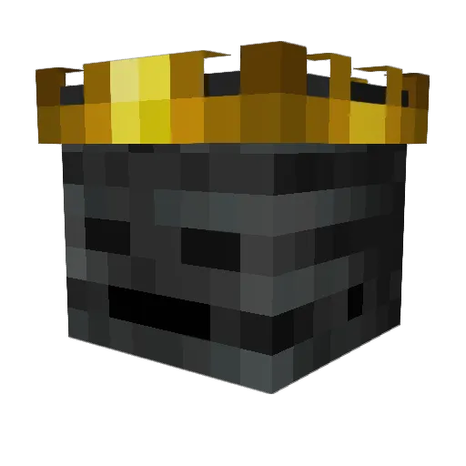 LargeChewie Minecraft avatar head, 3D render