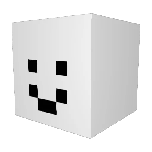 LargeManOcean Minecraft avatar head, 3D render