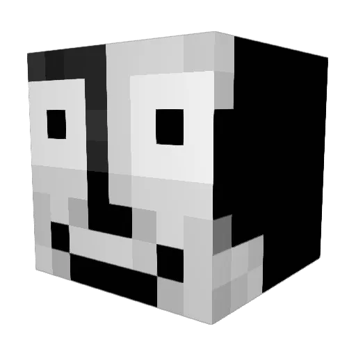 LargeRamenPot Minecraft avatar head, 3D render