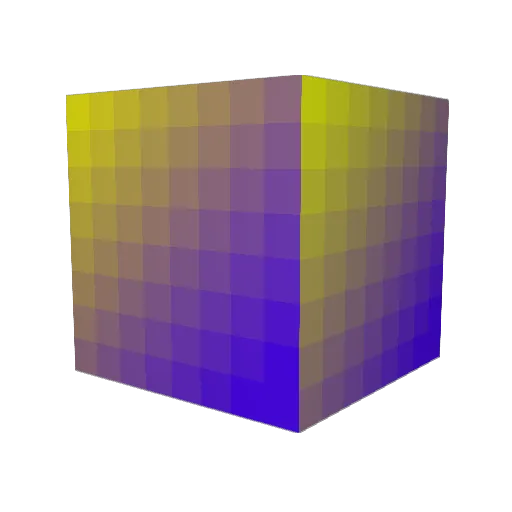 Largefrosty Minecraft avatar head, 3D render