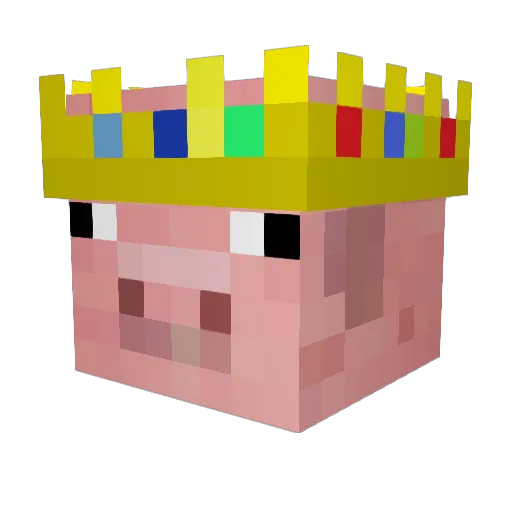 LargoElm4106973 Minecraft avatar head, 3D render
