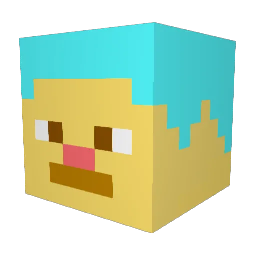LargoTitan14955 Minecraft avatar head, 3D render