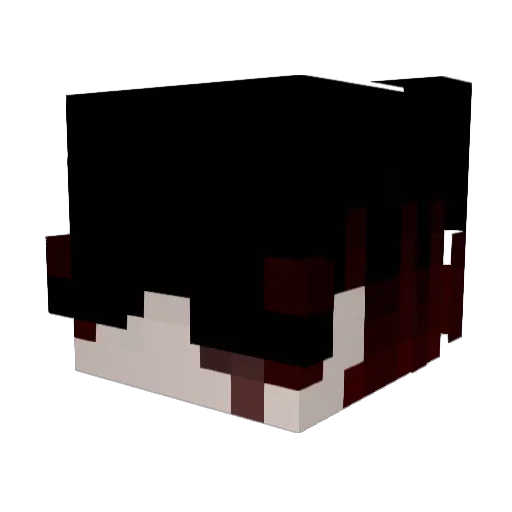 LariiTeAmo Minecraft avatar head, 3D render
