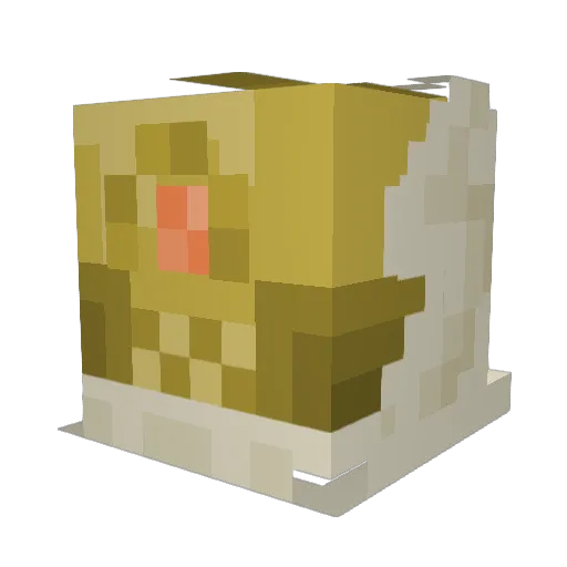 Larinheight Minecraft avatar head, 3D render