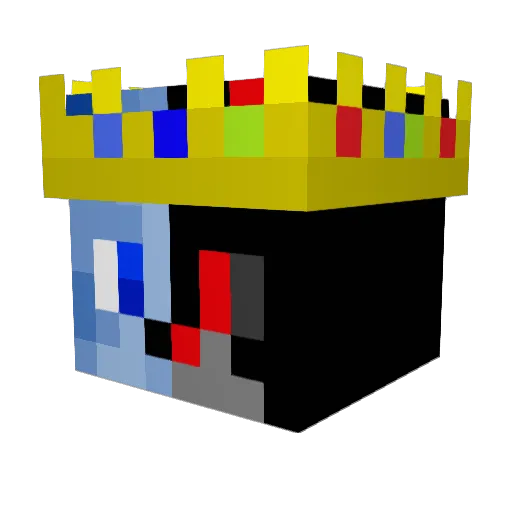 Larkam_ Minecraft avatar head, 3D render