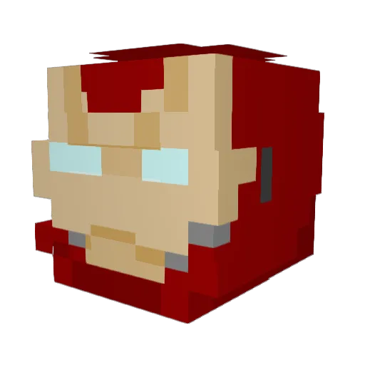Larke87 Minecraft avatar head, 3D render