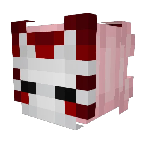 Larminaria Minecraft avatar head, 3D render