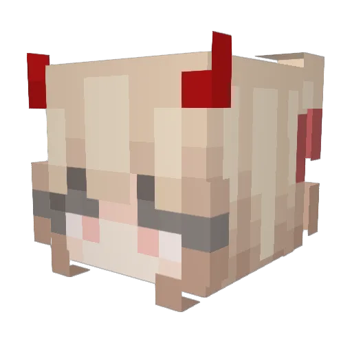 Laro7897 Minecraft avatar head, 3D render