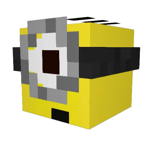 Larosch Minecraft avatar head, 3D render
