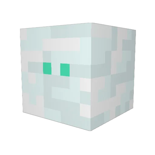 Larowsky Minecraft avatar head, 3D render