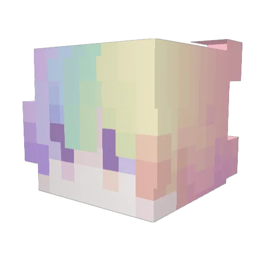 LarpSeb Minecraft avatar head, 3D render
