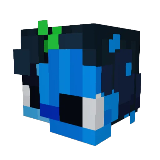 LarpifyYT Minecraft avatar head, 3D render