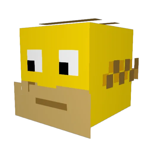 Larppa_512 Minecraft avatar head, 3D render