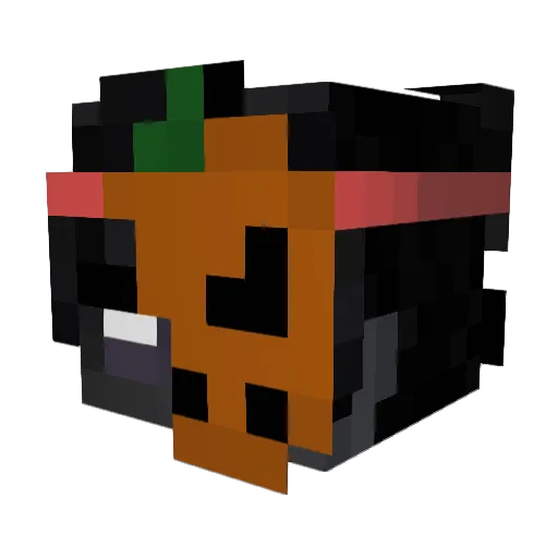 Larpz0r Minecraft avatar head, 3D render