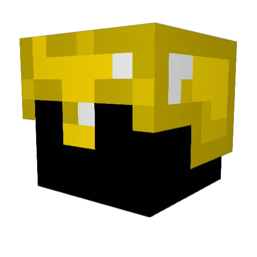 LarrsAx Minecraft avatar head, 3D render