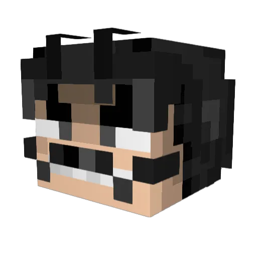 LarryAndresch07 Minecraft avatar head, 3D render