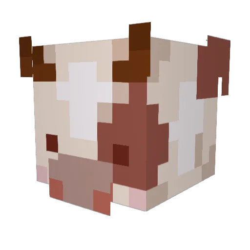 LarryFaite Minecraft avatar head, 3D render
