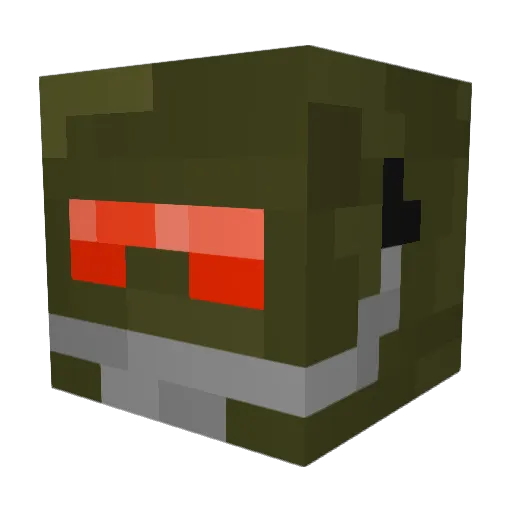 LarryKei Minecraft avatar head, 3D render
