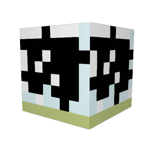 LarryKelpm Minecraft avatar head, 3D render