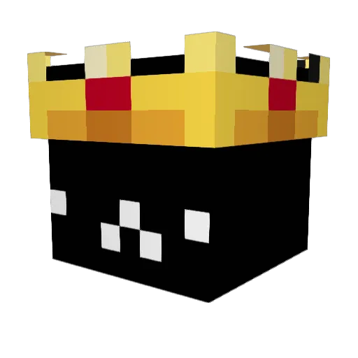 LarryX6 Minecraft avatar head, 3D render