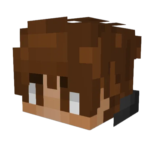 Larry_Joe Minecraft avatar head, 3D render