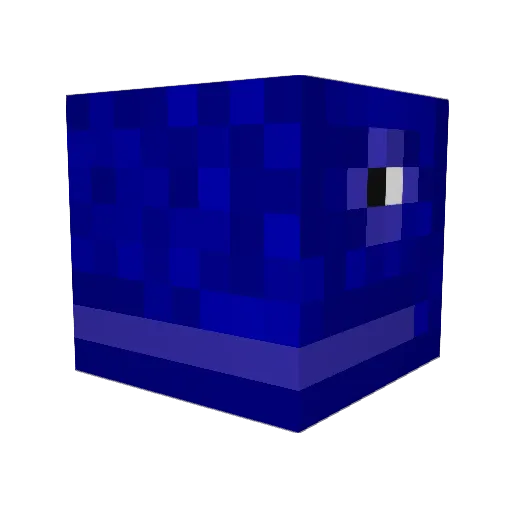 Larrymedkniven Minecraft avatar head, 3D render